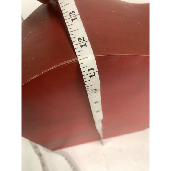 Red 4 Drawer Wooden Spice Box 11.5" High x 10.5" Wide x 4" Deep - Picture 6 of 8